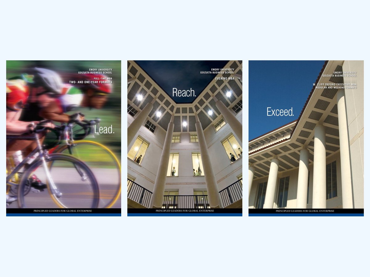 Emory Goizueta Business School, MBA recruiting viewbooks